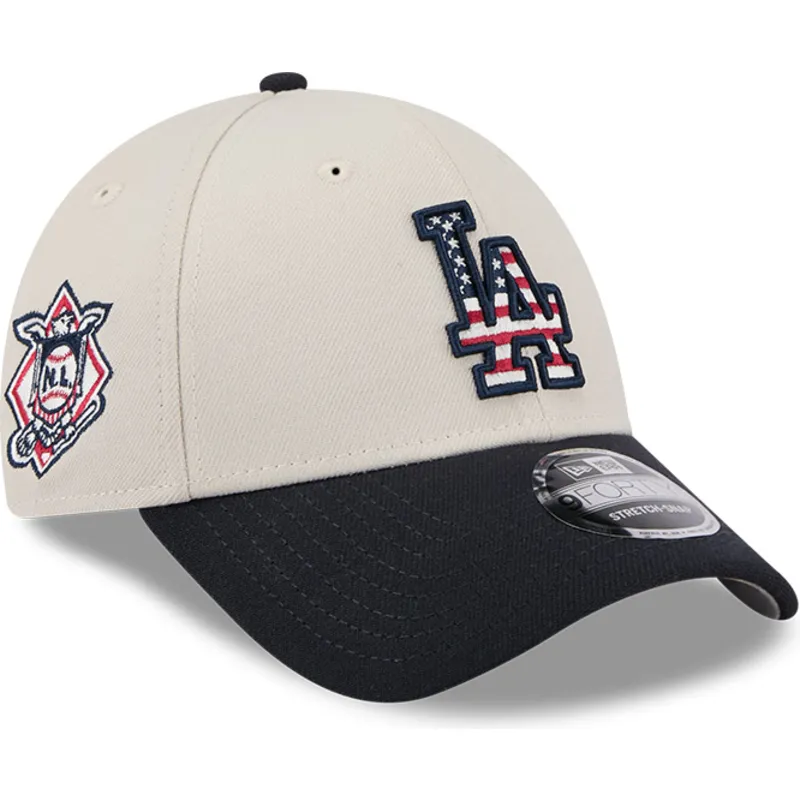 sapkak-ivelt-bezs-snapback-9forty-stretch-snap-4th-of-july-los-angeles-dodgers-mlb-new-era