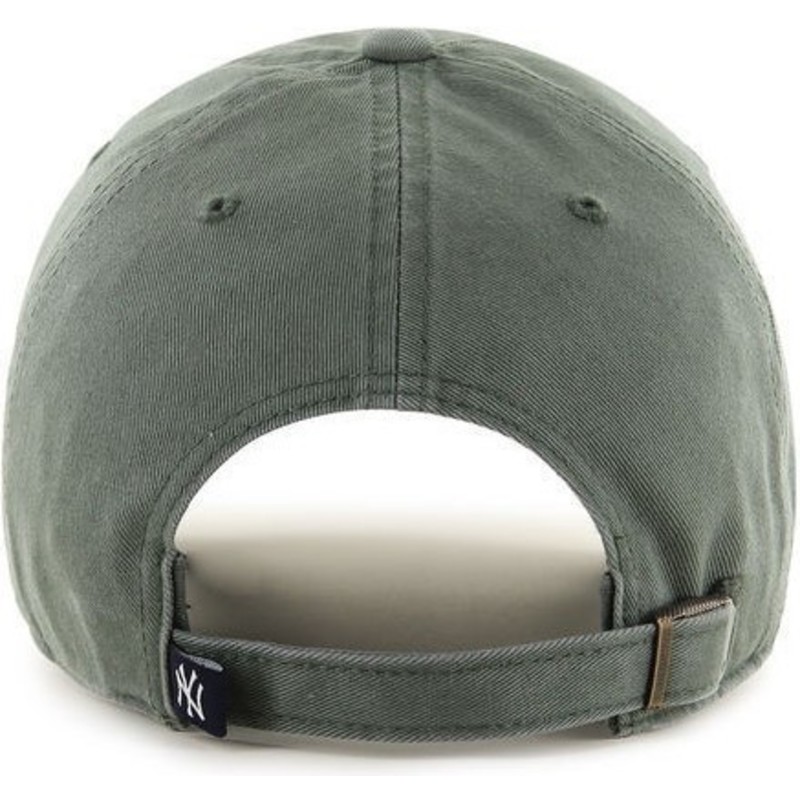 47-brand-curved-brim-mit-dunkelgrunem-logo-new-york-yankees-mlb-clean-up-cap-grun