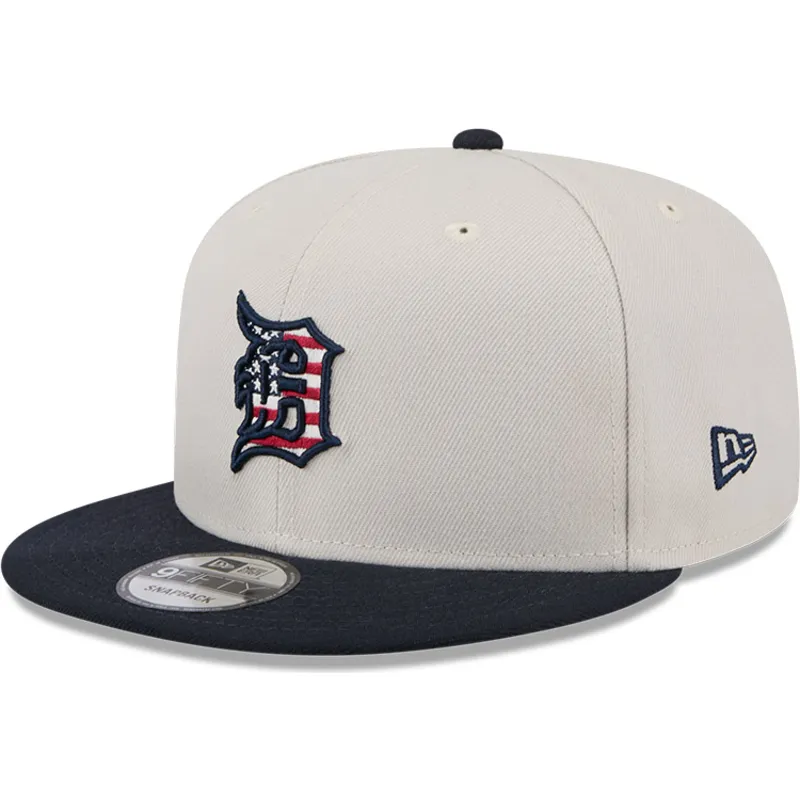 sapkak-lapos-bezs-snapback-9fifty-4th-of-july-detroit-tigers-mlb-new-era