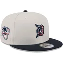 sapkak-lapos-bezs-snapback-9fifty-4th-of-july-detroit-tigers-mlb-new-era