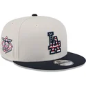 beige-und-marineblaues-snapback-9fifty-4th-of-july-cap-der-los-angeles-dodgers-mlb-von-new-era