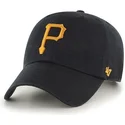 pittsburgh-pirates-mlb-clean-up-kappe-in-schwarz-von-47-brand
