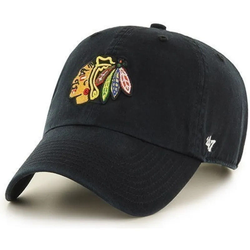 sapkak-ivelt-fekete-allithato-chicago-blackhawks-nhl-47-brand