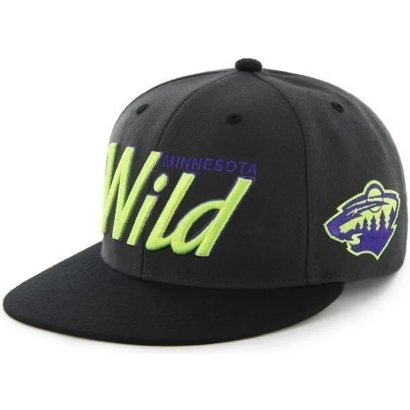 cap-lapos-cheren-snapbek-de-letras-minnesota-wild-nhl-47-brand