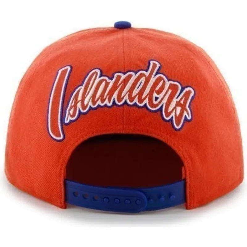 cap-lapos-oranzhev-snapbek-new-york-islanders-nhl-47-brand