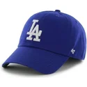 blaue-gebogene-kappe-der-los-angeles-dodgers-mlb-franchise-von-47-brand