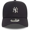 new-era-new-york-yankees-mlb-a-frame-metallic-trucker-cap-in-navy-blue