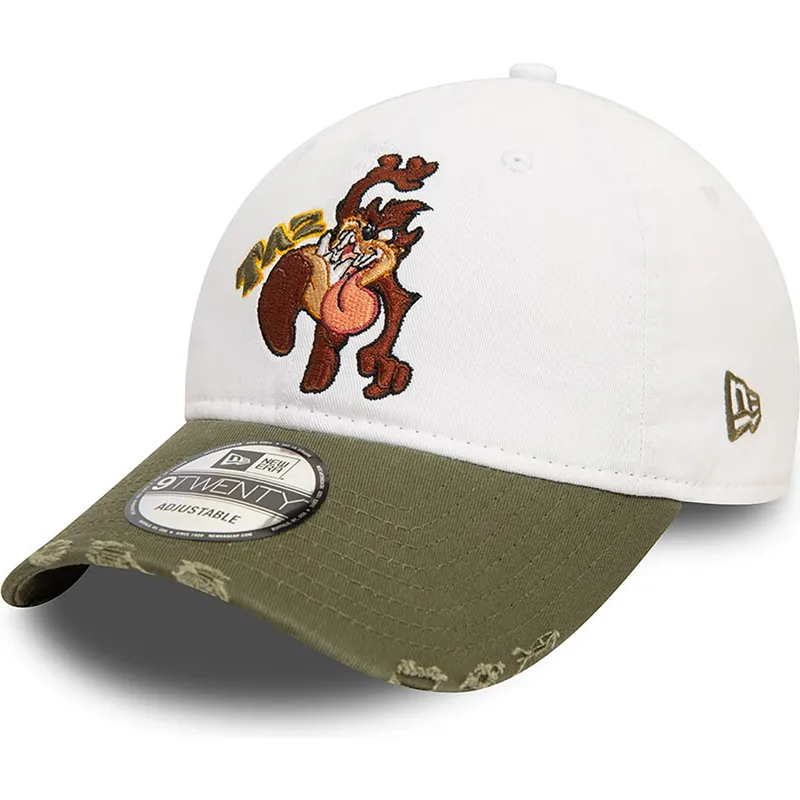 sapkak-ivelt-feher-allithato-9twenty-washed-tasmania-looney-tunes-new-era
