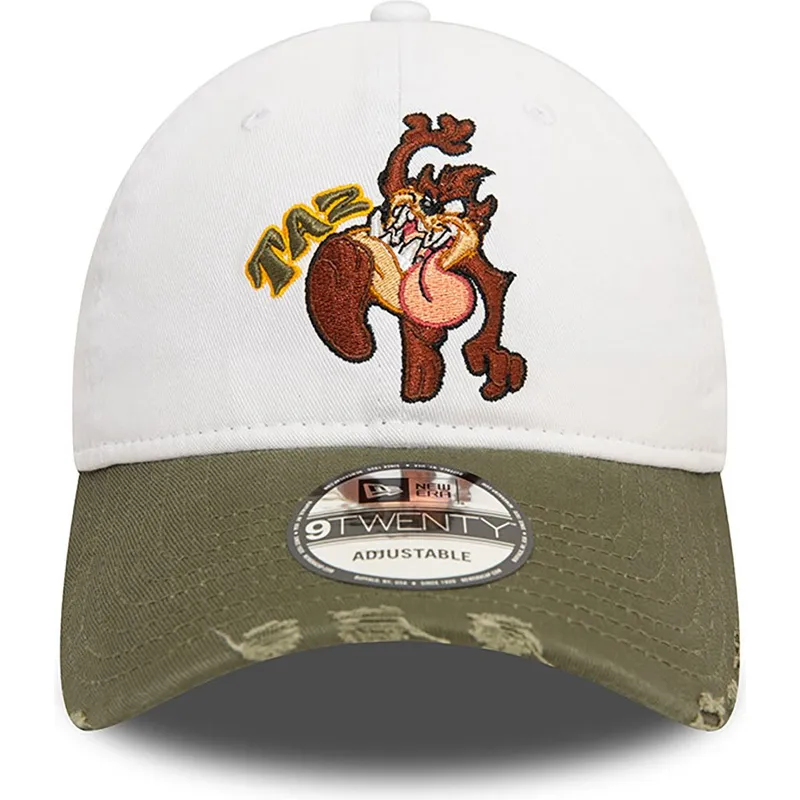 sapkak-ivelt-feher-allithato-9twenty-washed-tasmania-looney-tunes-new-era