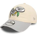 sapkak-ivelt-bezs-allithato-9twenty-washed-bugs-bunny-looney-tunes-new-era