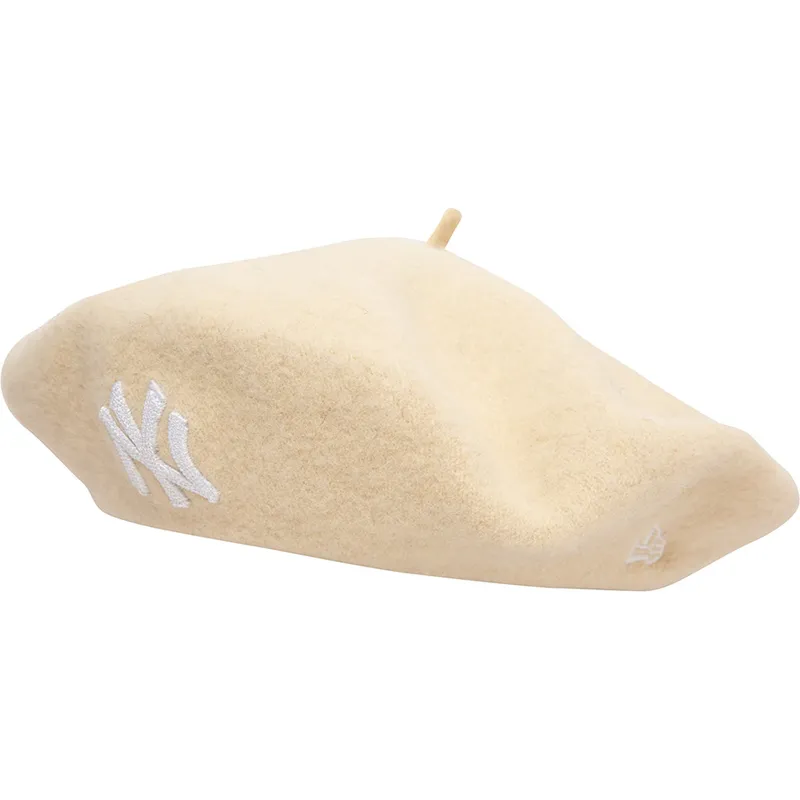 svajci-sapkak-bezs-wool-beret-new-york-yankees-mlb-new-era
