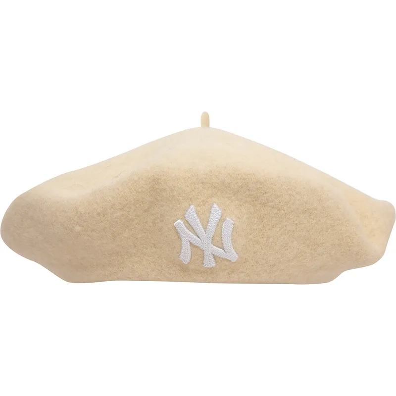 svajci-sapkak-bezs-wool-beret-new-york-yankees-mlb-new-era