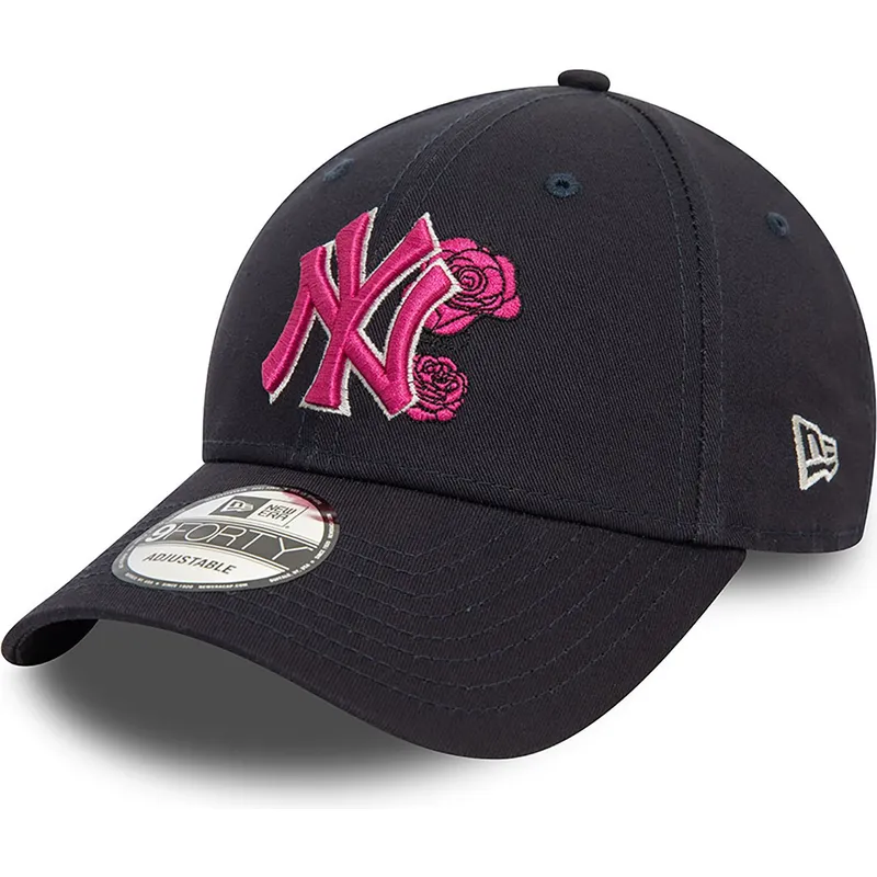 sapkak-ivelt-sotetkek-allithato-rosa-9forty-flower-icon-new-york-yankees-mlb-new-era