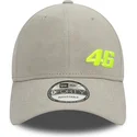verstellbare-graue-9forty-suede-kappe-von-valentino-rossi-vr46-motogp-von-new-era
