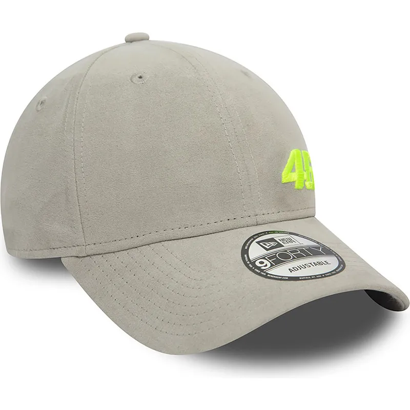 graue-verstellbare-curved-cap-9forty-suede-von-valentino-rossi-vr46-motogp-von-new-era
