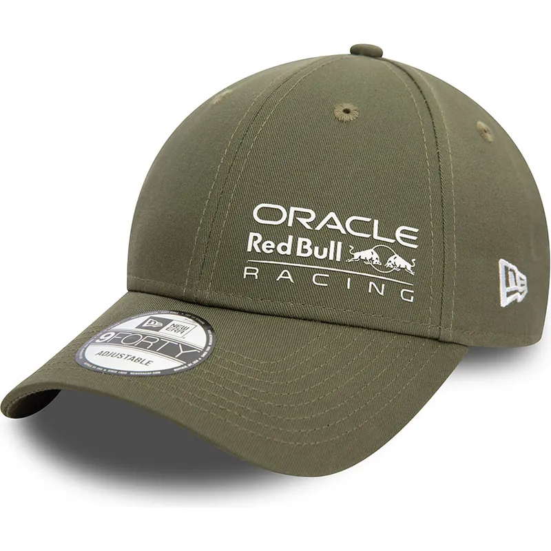 grune-verstellbare-curved-cap-9forty-seasonal-von-red-bull-racing-formula-1-von-new-era