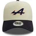 sapkak-ivelt-kek-snapback-e-frame-chain-stitch-alpine-f1-team-formula-1-new-era