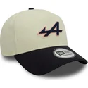 sapkak-ivelt-kek-snapback-e-frame-chain-stitch-alpine-f1-team-formula-1-new-era