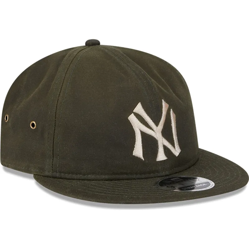 sapkak-lapos-zold-allithato-9fifty-waxed-canvas-new-york-yankees-mlb-new-era