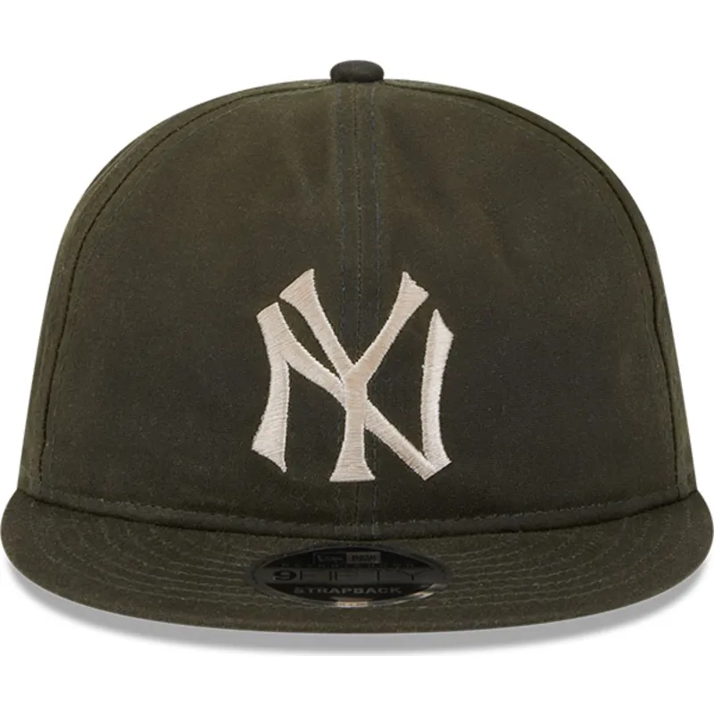 sapkak-lapos-zold-allithato-9fifty-waxed-canvas-new-york-yankees-mlb-new-era