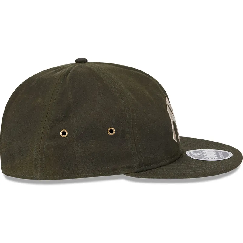sapkak-lapos-zold-allithato-9fifty-waxed-canvas-new-york-yankees-mlb-new-era