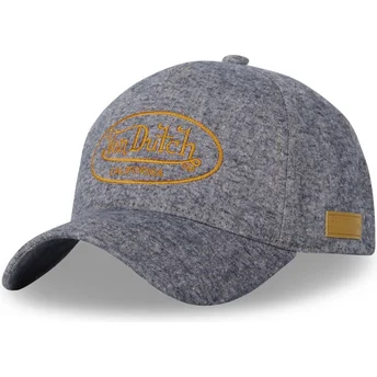 Von Dutch Curved Brim JEA02 Grey Snapback Cap