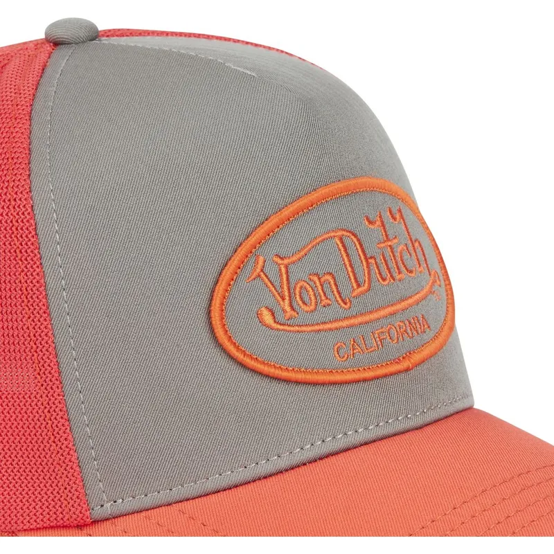 trucker-cap-grau-und-orange-flam-von-von-dutch