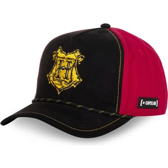 Sapkák ívelt fekete snapback POT2 Hogwarts Harry Potter Capslab