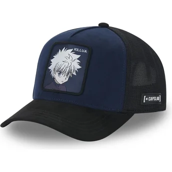 Capslab Killua Zoldyck HU5 Hunter x Hunter Navy Blue and Black Trucker Hat