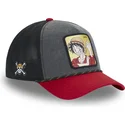 trucker-cap-schwarz-und-rot-monkey-d-luffy-op4-mug-one-piece-von-capslab