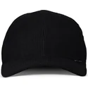 djinns-curved-brim-truefit-corduroy-black-adjustable-cap