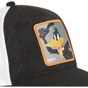 capslab-looney-tunes-daf2-ct-schwarze-und-weisse-trucker-kappe-pato-lucas