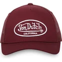 rote-verstellbare-trucker-kappe-lof-b11-von-von-dutch