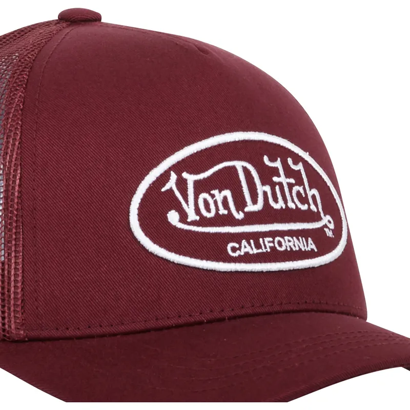 rote-verstellbare-trucker-kappe-lof-b11-von-von-dutch