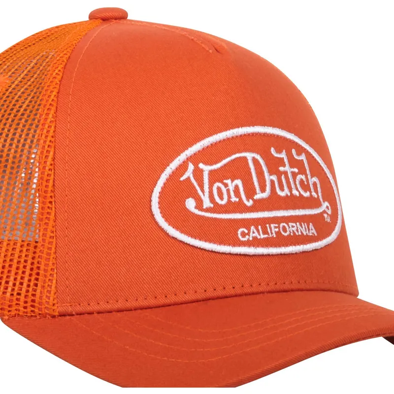 orangefarbene-verstellbare-trucker-kappe-lof-b12-von-von-dutch