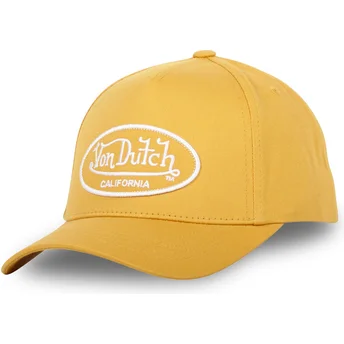 Gul böjd justerbar keps LOF C09 från Von Dutch