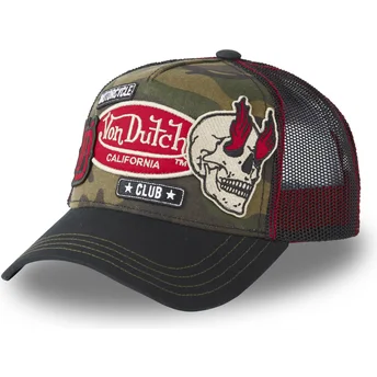 Cap ívelt камуфлаж снапбек Von Dutch