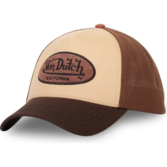 Braune Trucker-Kappe TERRYLOG01 von Von Dutch