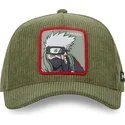 grune-gebogene-snapback-kappe-kakashi-hatake-ns3-cor-naruto-von-capslab