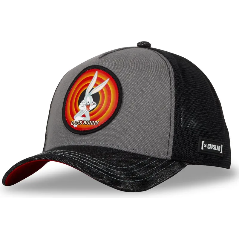graue-und-schwarze-trucker-kappe-bugs-bunny-loo10-vbu-looney-tunes-von-capslab
