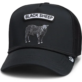 Svart trucker-keps med får GB2 Black Sheep The Rocker The Farm från Goorin Bros.