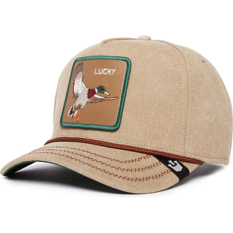 sapkak-ivelt-bezs-snapback-lucky-duck-canvas-the-farm-goorin-bros