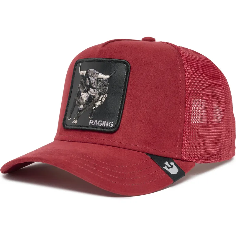 sapkak-ivelt-piros-snapback-raging-the-suede-rager-the-farm-goorin-bros