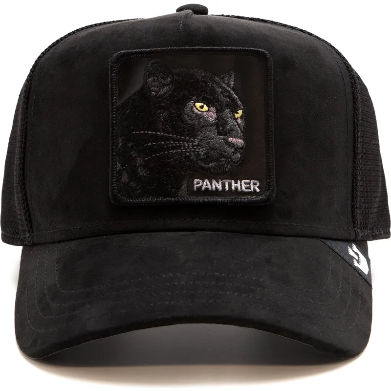 schwarze-trucker-kappe-panther-the-suede-panther-blacked-out-the-farm-von-goorin-bros