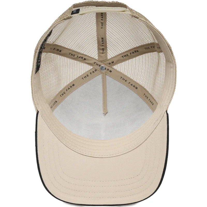 sapkak-ivelt-bezs-snapback-the-faded-sloth-eco-brutalism-the-farm-goorin-bros