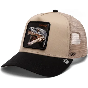 sapkak-ivelt-bezs-snapback-the-vicious-snake-eco-brutalism-the-farm-goorin-bros