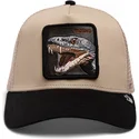 sapkak-ivelt-bezs-snapback-the-vicious-snake-eco-brutalism-the-farm-goorin-bros