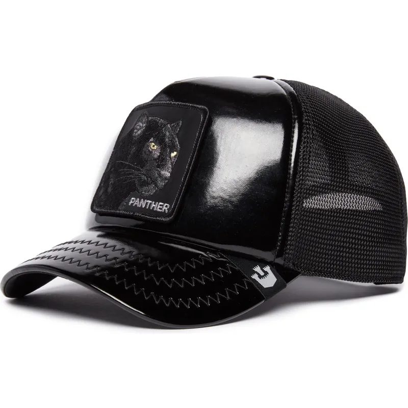 sapkak-ivelt-fekete-snapback-obsidian-panther-puff-patent-the-farm-goorin-bros