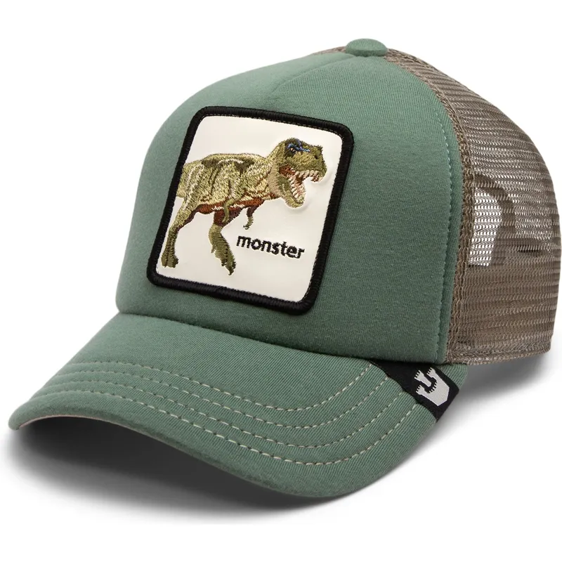 sapkak-ivelt-zold-snapback-gyereknek-monster-little-tyrant-extinct-the-farm-goorin-bros