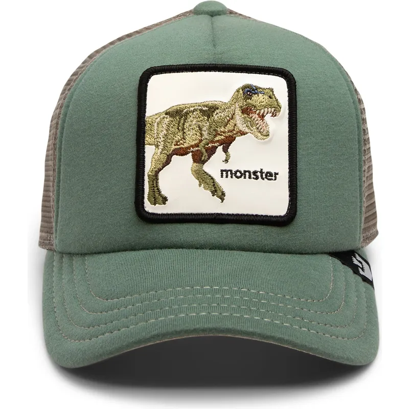 sapkak-ivelt-zold-snapback-gyereknek-monster-little-tyrant-extinct-the-farm-goorin-bros
